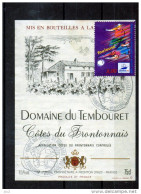 ETIQUETTES + TIMBRE OBLITERE -Toulouse - Briefmarken