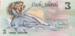Cook Islands 3 Dollars, P-3 (1987) - UNC - Cook Islands