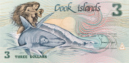 Cook Islands 3 Dollars, P-6 (27.10.1992) - UNC - Festival Of Pacific Arts Overprint - Cook Islands