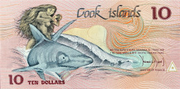 Cook Islands 10 Dollars, P-4 (1987) - UNC - BAA000155 - Cook Islands