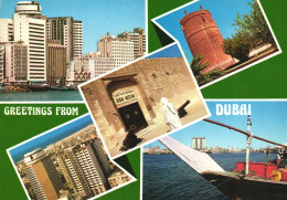 DUBAI, MULTIPLE VIEWS, ARCHITECTURE, CANNON, TOWER, BOAT, ITALY , POSTCARD - Dubai