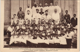 Delcampe - PC MISSIONARIES LOME RECEPTION P. O'DOGLI PRETRE INDIGENE TOGO (a28033) - Togo