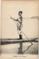 Delcampe - PC SUR L'OUGUE GABON ETHNIC TYPE (a27901) - Gabun