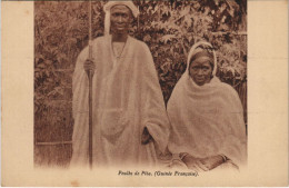 Delcampe - PC PEULHS ET PITA FRENCH GUINEE AFRICA ETHNIC TYPES (a25636) - Französisch-Guinea
