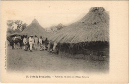 Delcampe - PC ACHAT DU RIZ DANS UN VILLAGE SOUSSOU FRENCH GUINEE AFRICA (a25615) - Französisch-Guinea