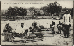 Delcampe - PC TRANSPORT DU CAOUTCHOUC FRENCH GUINEE AFRICA (a25611) - Französisch-Guinea
