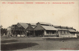 Delcampe - PC FORTIER KONAKRY ATELIERS DU CHEMIN DE FER FRENCH GUINEE AFRICA (a25609) - Französisch-Guinea