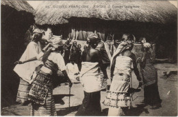 Delcampe - PC KINDIA DANSES INDIGENES FRENCH GUINEE AFRICA (a25595) - Französisch-Guinea