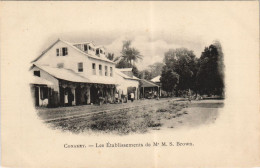 Delcampe - PC CONAKRY ETABLISSEMENTS DE MR M.S.BROWN FRENCH GUINEE AFRICA (a25590) - Französisch-Guinea