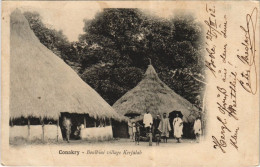 Delcampe - PC CONAKRY BOULBINE VILLAGE KERFALAH FRENCH GUINEE AFRICA (a25582) - Französisch-Guinea