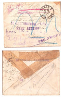 PARIS 2 R Milton 27 6 1917 Lettre FM Soldat 144° Régiment D'infanterie DESTINATAIRE N'A PU ETRE ATTEINT  RETOUR ENVOYEUR - WW I