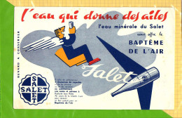 BUVARD . BLOTTER :  L'eau Qui Donne Des Ailes SALET  Baptene De L'Air - Limonadas - Refrescos