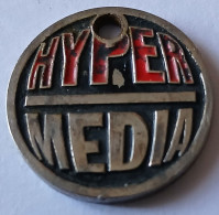 Jeton De Caddie - HYPER MEDIA - En Métal - (1) - - Jetons De Caddies