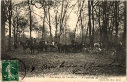 Delcampe - PC CHASSE A COURRE CHANTILLY ATTENTE DU LANCER HUNTING SPORT (a34934) - Jagd