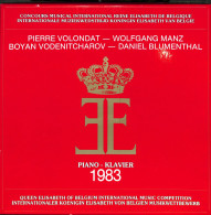 DISQUE 33 T - Concours Musical International Reine Elisabeth De Belgique - Piano 1983 - 3 Disques + Livret - Classical