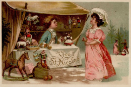 Weihnachten Spielzeug Präge-AK I-II Noel Jouet - Other & Unclassified
