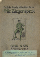 Jagd Angeln Berlin Deutsche Angelgeräthe-Manufactur Fritz Ziegenspeck Katalog 1909 Mit Nachtrag 151 S. Insg. II (Einband - Other & Unclassified