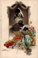 Adel Bayern König Ludwig II. Präge-AK I-II - History