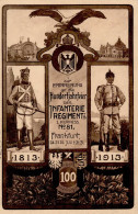 Regiment Frankfurt Inf.-Reg. 1. Kurhessen No. 81 Hundertjahrfeier 1913 I-II - Regiments