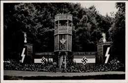 WK II HJ Wiesbaden Feierstätte Zeltlager Jungbann 80 I-II - War 1939-45