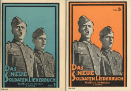 Soldatenlieder Lot Mit 2 Taschenbüchern Das Neue Soldaten Liederbuch Heft 1. Und Heft 3. Verlag Schotts Söhne Mainz II - War 1939-45