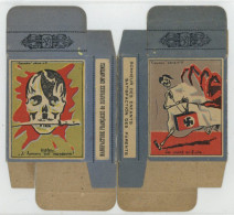 Antipropaganda WK II Frankreich 2 Spielkarten-Schachteln  Coucou Serie Nr. 7 Manufacture Francaise De Surprises Enfantin - War 1939-45