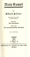 Buch WK II Mein Kampf Hrsg. Hitler, Adolf Zentralverlag Der NSDAP Franz Eher Nachf. GmbH 1939 München Auflage 405.-409.  - 5. World Wars