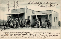 Kolonien Deutsch-Südwestafrika Stpl. Lüderitzbucht 17.8.1905, Kubub Station I-II Colonies - Ehemalige Dt. Kolonien