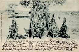 Kolonien Deutsch-Südwestafrika Stpl. Oamaruru 1903, Herero Häuptling Mbango I-II Colonies - Ehemalige Dt. Kolonien