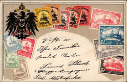 Kolonien Deutsch-Südwestafrika Stpl. Okahandja 1905, Präge-AK I-II Colonies - Ehemalige Dt. Kolonien