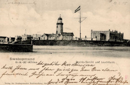 Kolonien Deutsch-Südwestafrika Stpl. Swakopmund 1905, Bezirksgericht, Leuchtturm I-II Colonies - Ehemalige Dt. Kolonien