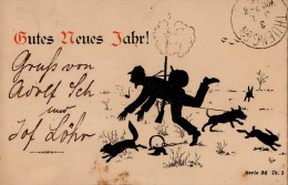 Vorläufer 1885 Neujahr I-II Bonne Annee - Other & Unclassified