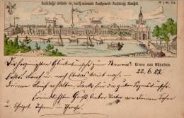 Vorläufer 1888 München Kunstgewerbe-Ausstellung Sign. I-II Expo - Other & Unclassified