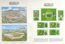 Fussball Sammlung Weltmeisterschaften WM 1986 Mexico Vordruck-Album Mit Kpl. Ausgaben U. Belegen Aus Abo-Bezug Von Borek - Soccer