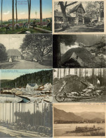 Forstwirtschaft Album Mit Ca. 130 AK Forsthäuser, Holzfäller, Flösser, Köhler, Usw. - Other & Unclassified
