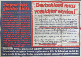 Propaganda WK II Partie Von Ca. 30 Plakaten (Maße Ca. 83 X 119cm) Die Parole Der Woche Parteiamtliche Wandzeitung Der NS - War 1939-45