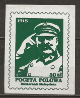 Vignette SOLIDARNOSC Joseph Josef PILSUDSKI - Vignettes Solidarnosc