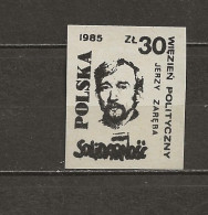 Vignette SOLIDARNOSC Jerzy Zareba - Vignettes Solidarnosc