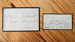 Auxerre 15 Avril 1911 Ecrit De Mme Paul BERT Adressée à Paul FLEUROT Conseiller Municipal De Paris Concernant G. KELLER - Historical Documents