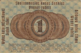 LITHUANIA  Rubel Banknotes 1916 - Lithuania