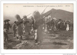 CPA : Espagne : Fuenterrabia : Procesion De Na Sa De Guadalupe Los Hacheros - Guipúzcoa (San Sebastián)