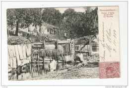 CPA : Brésil : Pernambuco : Porta D'Agua Arrebalde Do Recife : Porteurs D'eau - Sonstige