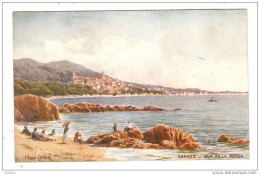 Delcampe - CPA Illustration 06 - Cannes - Vue De La Bocca - Illustrateur Signé Pierre Combaz - Cannes
