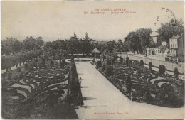 Delcampe - 81-Castres -Jardin De L'évêché 1915 FM Correspondance Militaire BARRAU COMBES - Castres