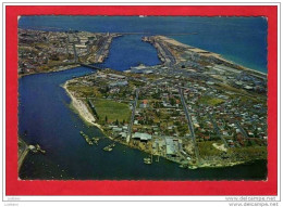 Delcampe - Fremantle - Swan River - Aerial View - Australia ( 2 Scans ) - Fremantle