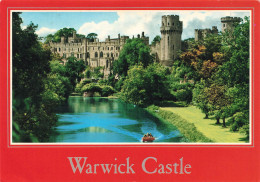 [-5%] ROYAUME UNI - Warwick Castle - Vue Générale - Rivière Et Bois - Carte Postale - Warwick