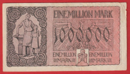 BAD GODESBERG 1 MILLION Mark 1923 Circuler  " Forgeron " - Collections