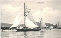 Delcampe - CPA Carte Postale  France Voilier "Eliane"  VM84587 - Segelboote