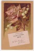 Delcampe - A Note From Grand Rapids, Mich.- (Michigan, USA) - Embossed - Grand Rapids