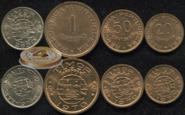 Portuguese Timor. Coins Set #4 (4 Coins. AUnc-Unc. Патина) 1970 - Timor